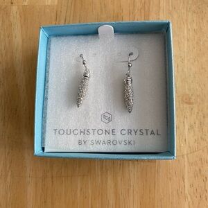 Touchstone Crystal Spiked Earrings